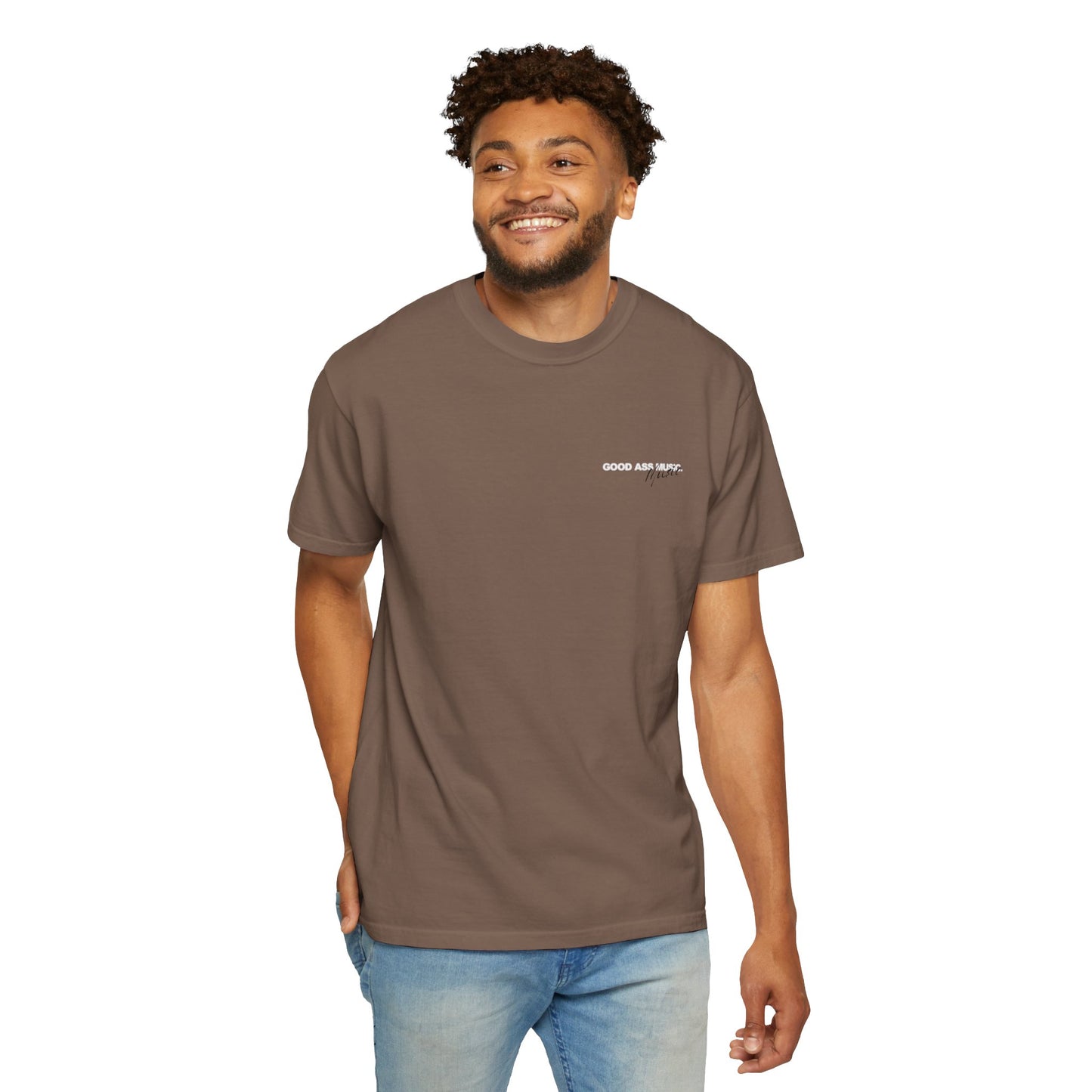 "make me a playlist" tee - brown