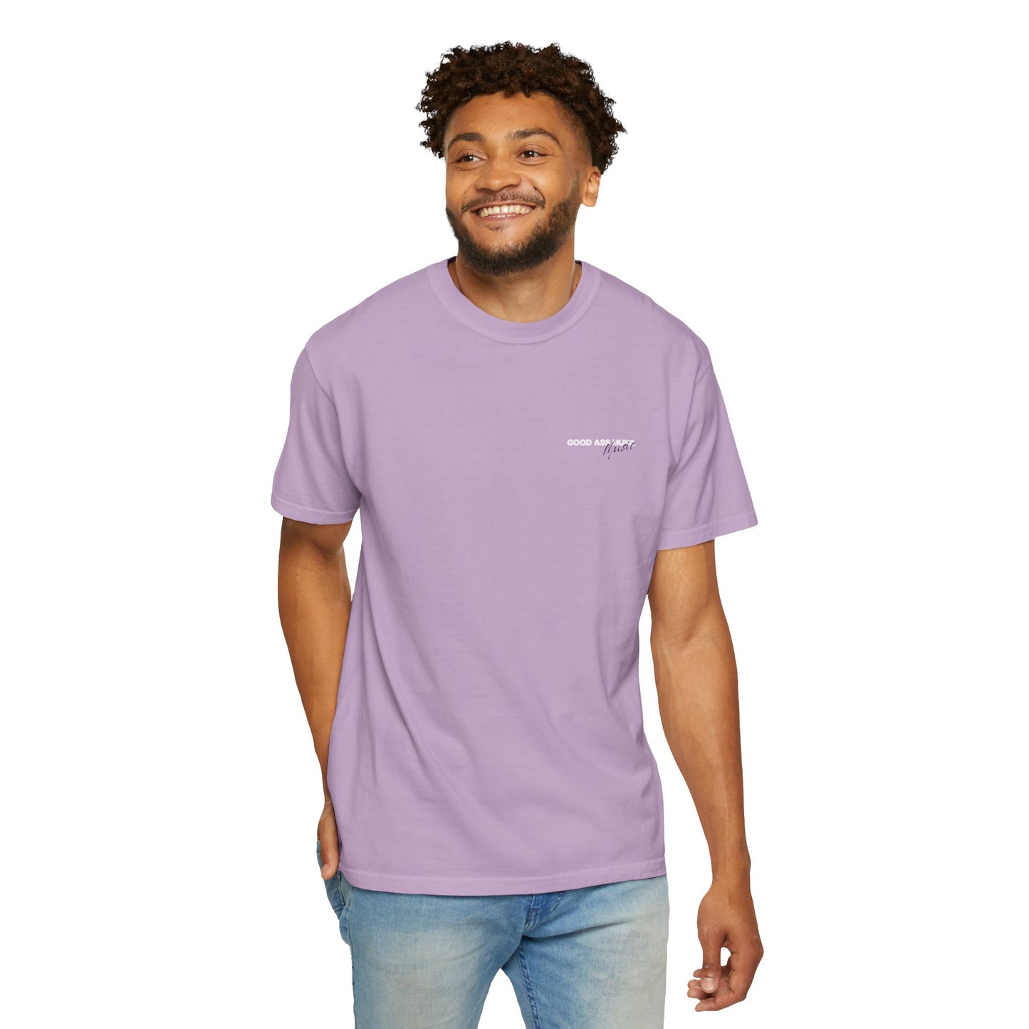 "make me a playlist" tee - purple