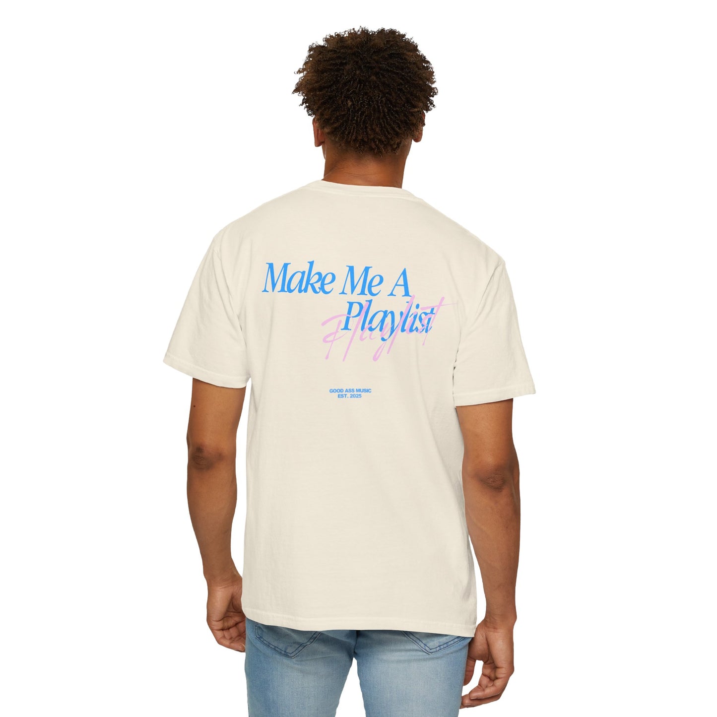 "make me a playlist" tee - cream